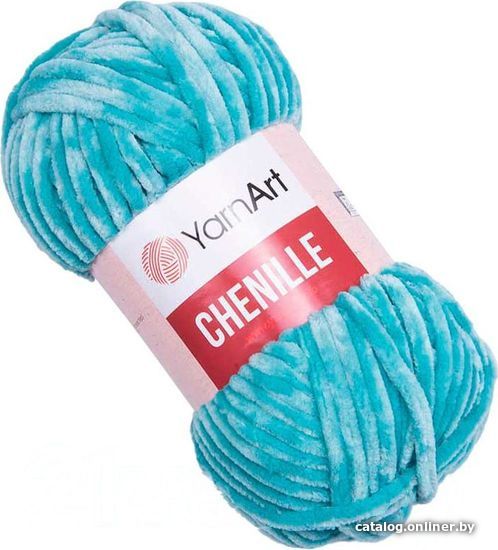 

Пряжа для вязания Yarnart Chenille 570 100 г 90 м (светло-бирюзовый)