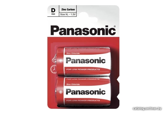

Батарейка Panasonic R20 2BP