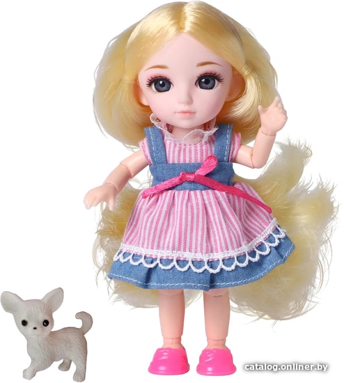 

Кукла Funky Toys Малышка Лили блондинка с собачкой FT72005