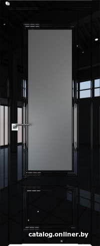 

Межкомнатная дверь ProfilDoors 2.103L 60x200 (черный люкс, стекло графит)