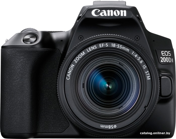 

Зеркальный фотоаппарат Canon EOS 200D II Kit 18-55mm IS STM (черный)