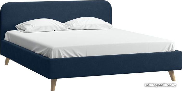 

Кровать Divan Лайтси 180x200 (velvet navy blue)