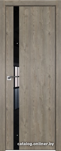 

Межкомнатная дверь ProfilDoors 6ZN 60x200 (каштан темный/стекло черный лак)