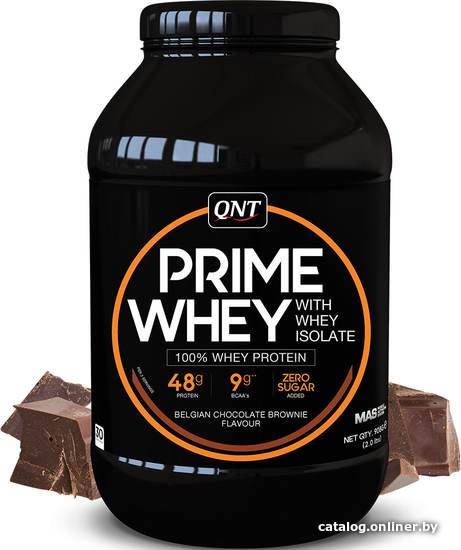 

Протеин сывороточный (изолят) QNT Prime Whey (бельгийский шоколад брауни, 908г)
