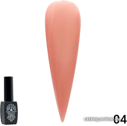 

Основа Global Fashion Rubber Base Coat French (тон 04) 8 мл