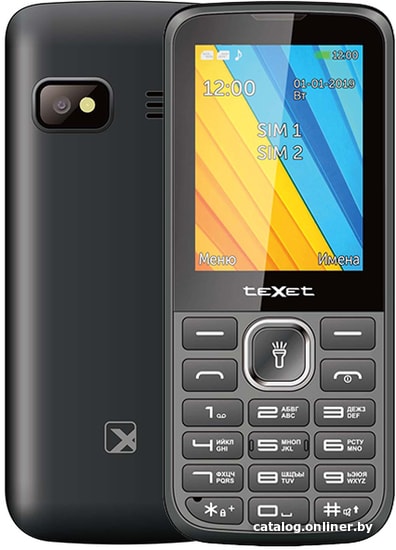 

Кнопочный телефон TeXet TM-213 (черный)
