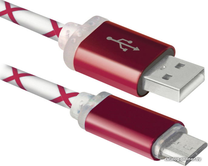 

Кабель Defender USB08-03LT (красный) [87556]