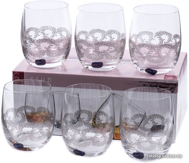 

Набор стаканов для воды и напитков Bohemia Crystal Club 225180/Q9044/300