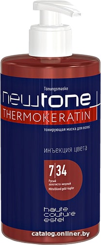 

Маска Estel Professional Тонирующая для волос Newtone Thermokeratin 7/34