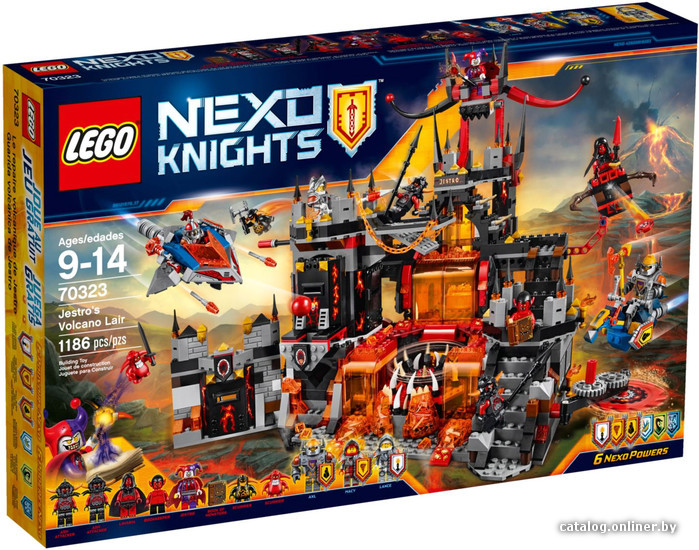 

Конструктор LEGO Nexo knights 70323 Логово Джестро