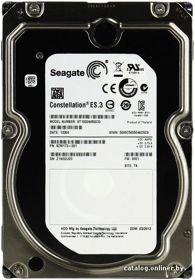 

Жесткий диск Seagate Constellation ES.3 1TB (ST1000NM0033)