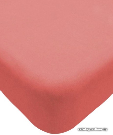 

Постельное белье Lovkis Home Трикотаж 80x200 0010-7 (коралловый)