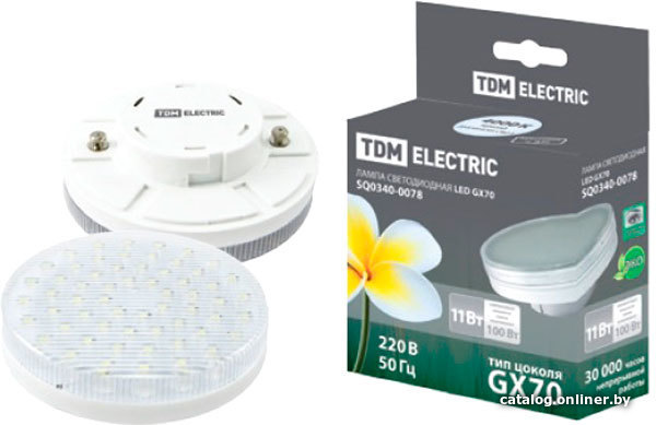 

Светодиодная лампочка TDM Electric GX70-11 Вт-3000 К SQ0340-0077
