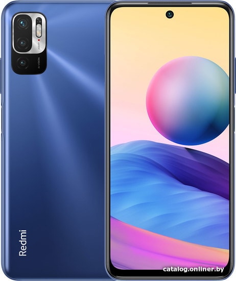 

Смартфон Xiaomi Redmi Note 10T 4GB/128GB с NFC (синяя полночь)