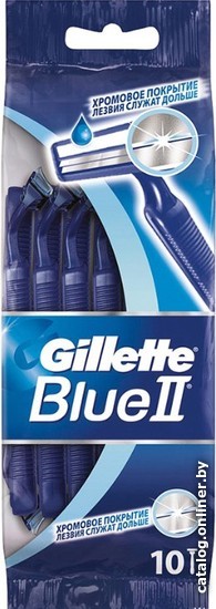 

Бритвенный станок Gillette Blue II (10 шт)