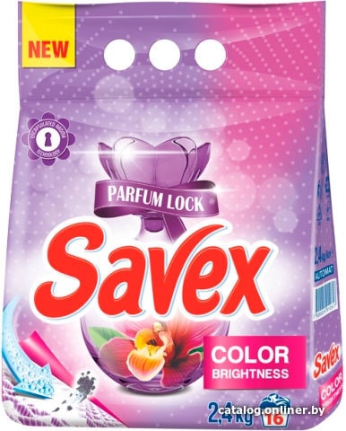 

Стиральный порошок Savex Color Brightness 2.4 кг