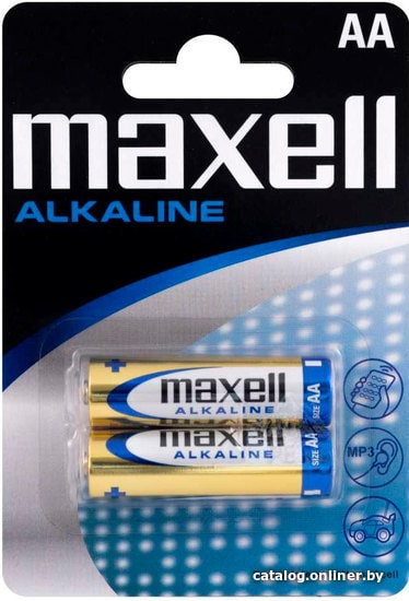 

Батарейка Maxell Alkaline AA 2 шт (в блистере)