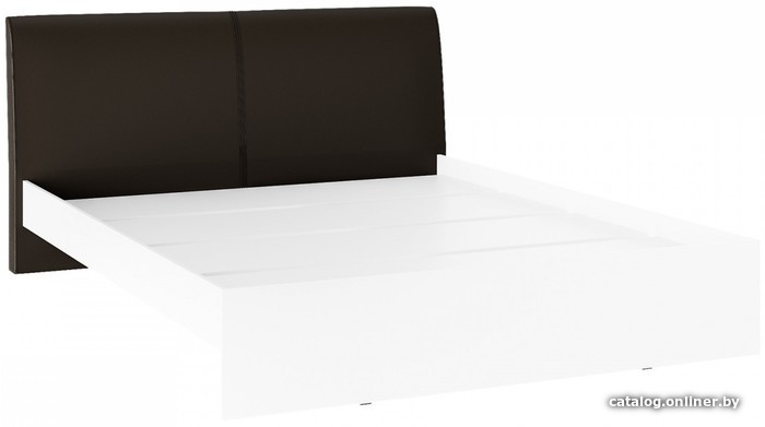 

Кровать Bon Mebel Доминика основание ЛДСП 160x200 (белый/кожзам коричневый)