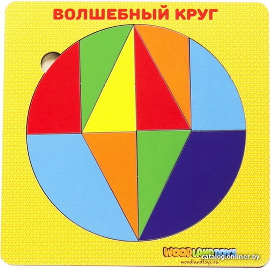 

Мозаика/пазл WoodLand Toys Волшебный круг 083216