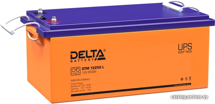 

Аккумулятор для ИБП Delta DTM 12250 I (12В/250 А·ч)