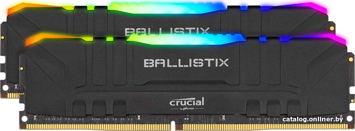 

Оперативная память Crucial Ballistix RGB 2x32GB DDR4 PC4-25600 BL2K32G32C16U4BL
