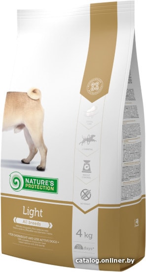 

Сухой корм для собак Nature's Protection Adult Light 4 кг