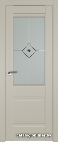 

Межкомнатная дверь ProfilDoors Классика 2U 70x200 (шеллгрей/матовое с коричневым фьюзингом)