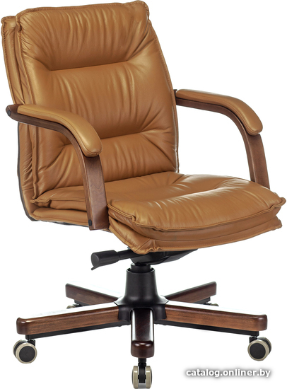 

Кресло Бюрократ T-9927WALNUT-LOW (горчичный)
