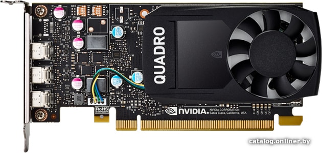 

Видеокарта PNY Nvidia Quadro P400 DVI 2GB GDDR5 VCQP400DVIV2BLK-1