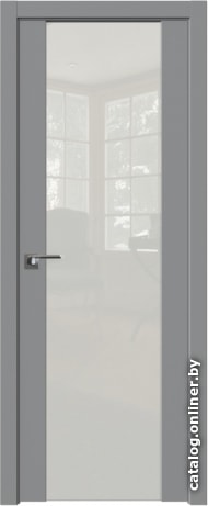 

Межкомнатная дверь ProfilDoors 110U 60x200 (манхэттен, стекло lacobel белый лак)