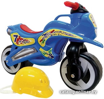 

Каталка Orion Toys Motorcycle 7 со шлемом 11-007 (синий)