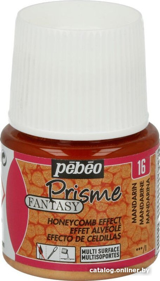 

Краска для стекла и керамики PEBEO Fantasy Prisme 166016 (45 мл, мандариновый)