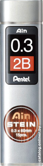 

Набор грифелей для карандаша Pentel Ain Stein C273-2BO (15 шт)