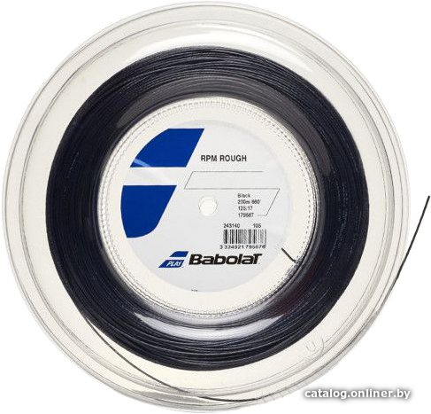 

Струна для теннисной ракетки Babolat Rpm Rough 243140-105-125 (200 м, черный)