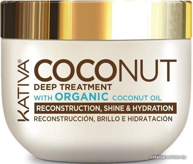 

Маска Kativa Coconut восстанавливающая с органическим кокосовым маслом 250 мл
