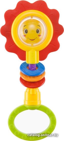 

Погремушка с прорезывателем Happy Baby Flower Twist 330370