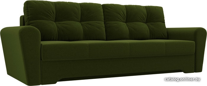

Диван Лига диванов Амстердам 105047 (микровельвет, зеленый)