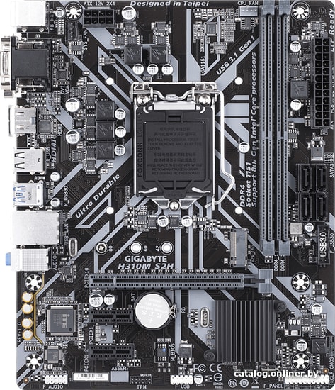

Материнская плата Gigabyte H310M S2H (rev. 1.0)