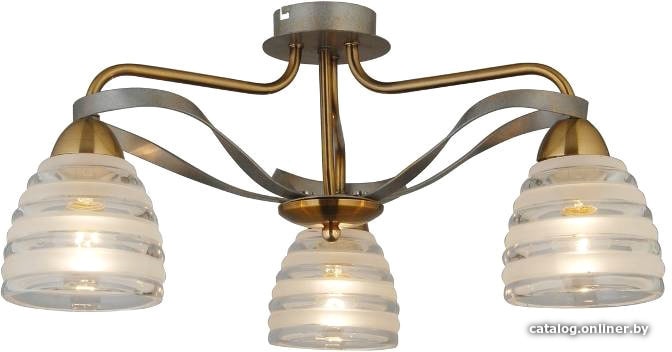 

Припотолочная люстра Sfera-sveta 85531/3A OLD SILVER+YE BR