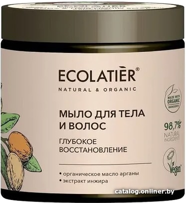 

Ecolatier Мыло для тела и волос Green Argana глубокое восстановлен. 350 мл
