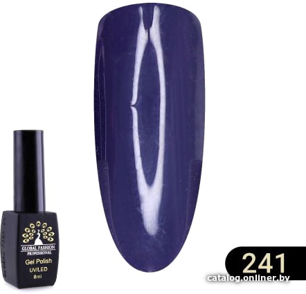 

Гель-лак Global Fashion Black Elite (тон 241) 8 мл