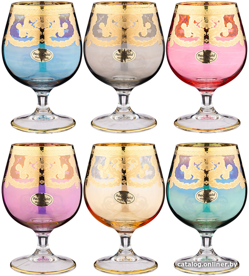 

Набор бокалов для коньяка Art Decor Veneziano Golors 326-073