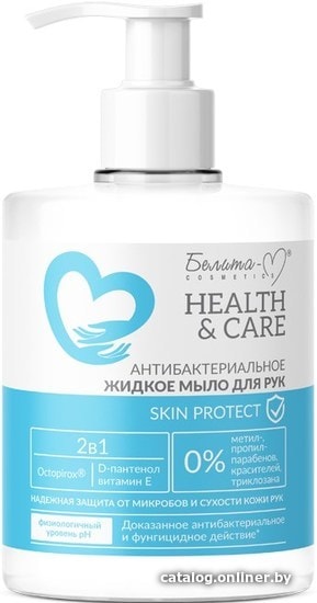 

Белита-М Жидкое мыло антибактериальное Health & Care Skin Protect 500 г