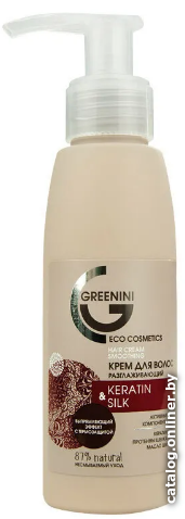 

Шампунь Greenini Keratin & Silk разглаживающий 100 мл