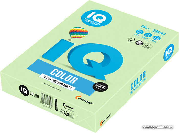 

Офисная бумага IQ Color OBL70 A4 (голубой лед, 160 г/м2, 250 л)