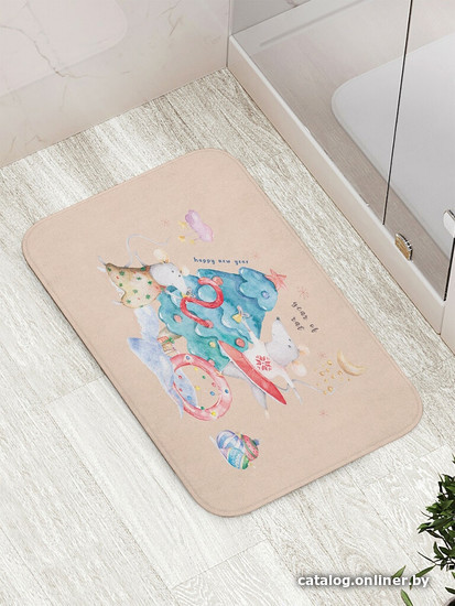 

Коврик для ванной JoyArty Счастливого Нового года bath_378427