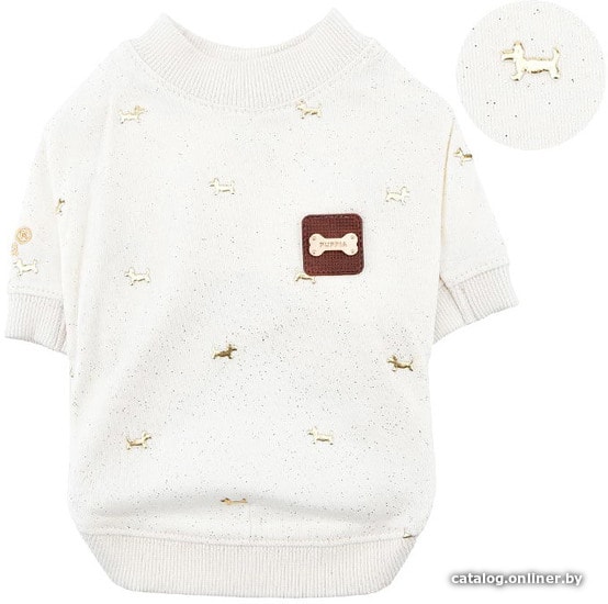 

Свитер для животных Puppia Gia PARD-TS1551-IV-M (слоновый кость)