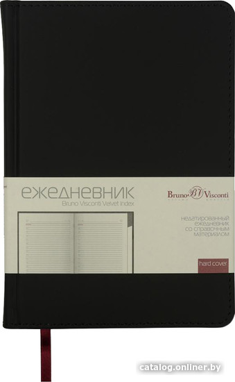 

Ежедневник Bruno Visconti Velvet Index 3-369/04 (черный)