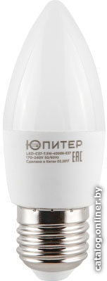 

Светодиодная лампочка Юпитер C37 E27 6 Вт 4000 К JP5083-10