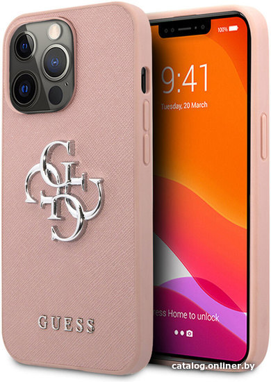 

Чехол для телефона CG Mobile Guess для iPhone 13 Pro GUHCP13LSA4GSPI